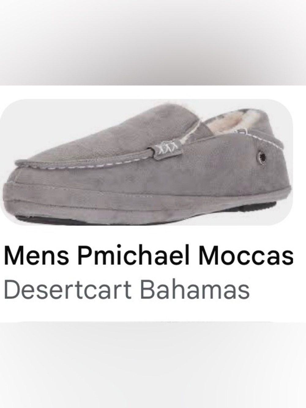 Steve Madden Gray Suede Slip-On Moccasin